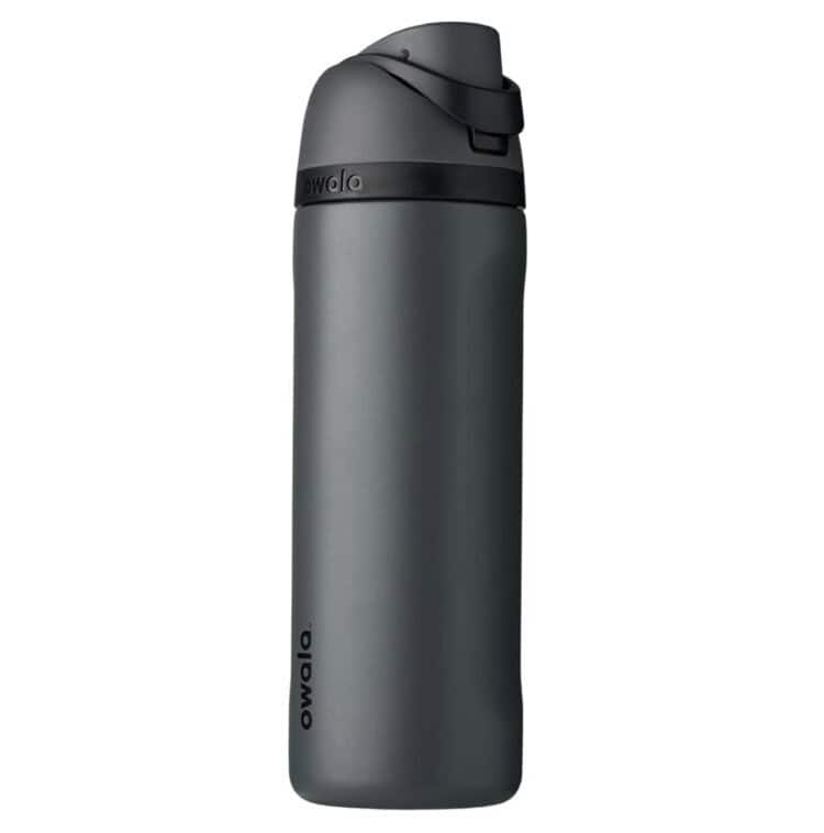 Owala gray water bottle for teen boy.